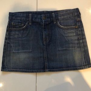 Jean skirt mini
